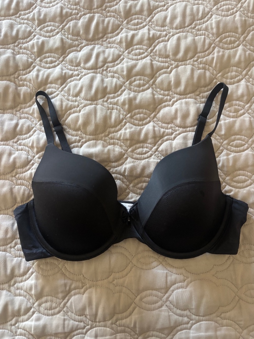 DKNY Black Fusion Perfect Underwire Bra - Size 34B